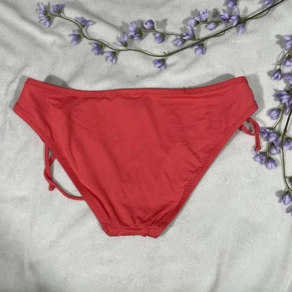 NEW Becca Loop Tie‎ Side Hipster Bikini Bottom Sunrise [ SZ Medium ] #3983